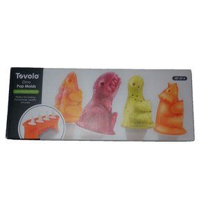 Dino Ice Pop Molds / Dinosaur‎ Popsicle Mold 4pc set by Tovolo New